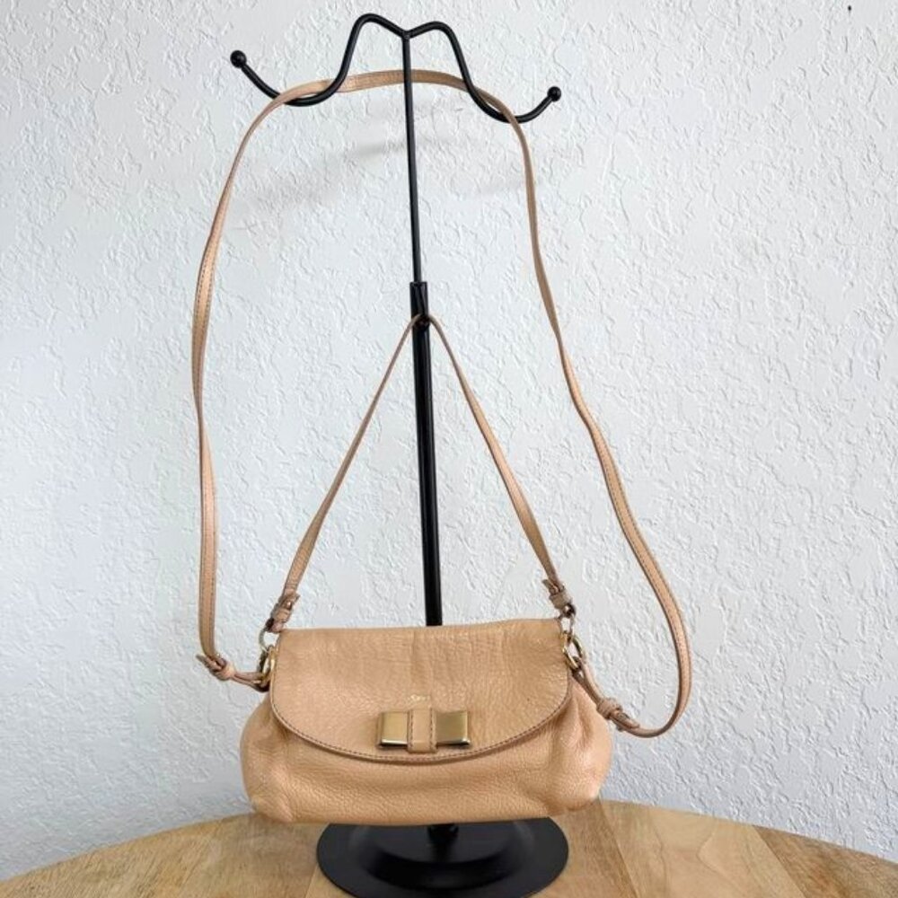 Chloe Lily 2Way Crossbody Bag Tan